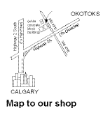 Map to Crazy Creek